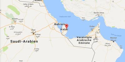 Mapa ng doha qatar sa mapa ng mundo