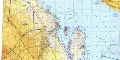 Mapa ng qatar lugar