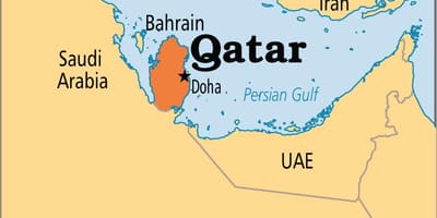 Mapa ng qatar asya