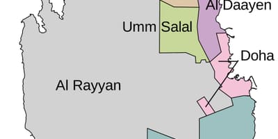 Mapa ng qatar munisipalidad 